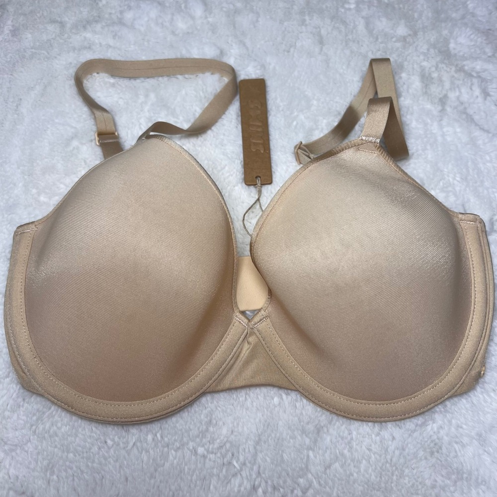 SKIMS Women's‎ BR DEM 1893 Sand T-Shirt Bra Style Size 32DD NWT